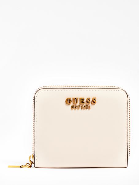 Mini Portofel Cremă Ghici De Laur