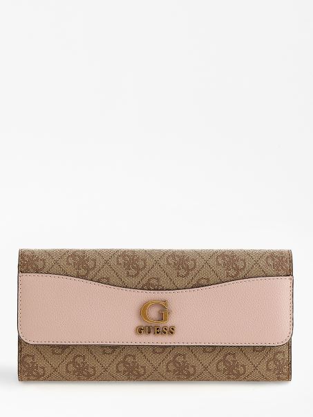 Nell 4g Logo Portofel Maxi Guess Pink