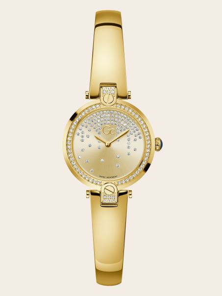 Ceas Analogic Din Oțel Gc Guess Gold