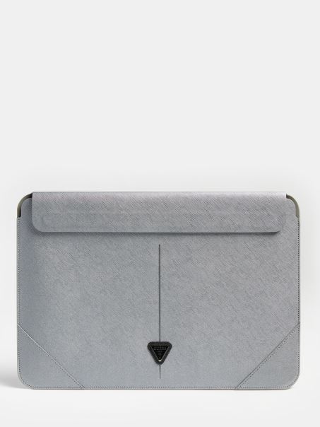 Carcasă Argintie Pentru Laptop De 16 Inchi Guess