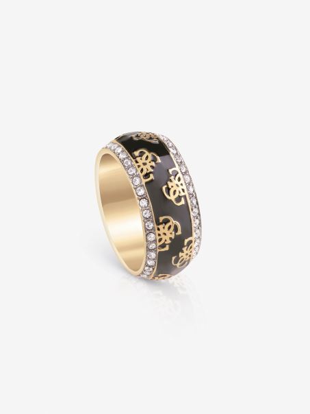4g-loop-ring Guess Black Multi