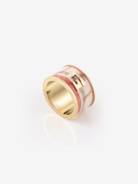 Inel Foulard Cu Model Multicolor Guess