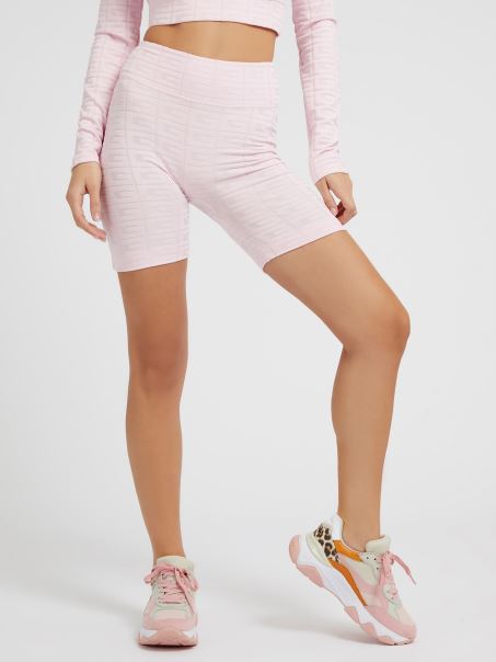 Peste Tot Logo-ul Jacquard Biker Roz Ghici