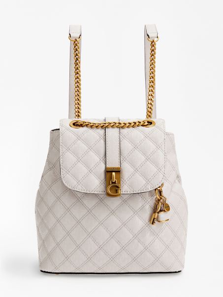 Guess Gaia 4g Logo Mini Rucsac Alb