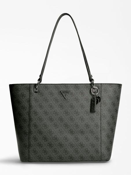 Noelle 4g ​​logo Shopper Guess Gri Multi