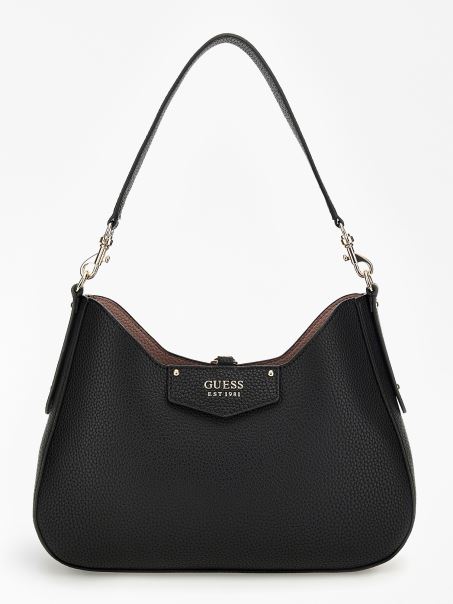 Brenton Hobo Cu Pochette Guess Black