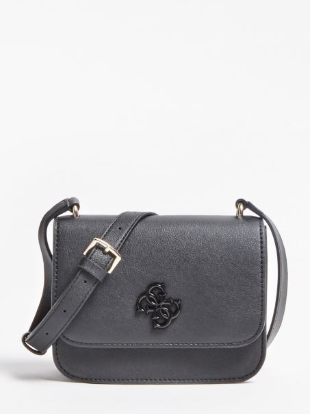 Negru Noelle Mini Crossbody Guess