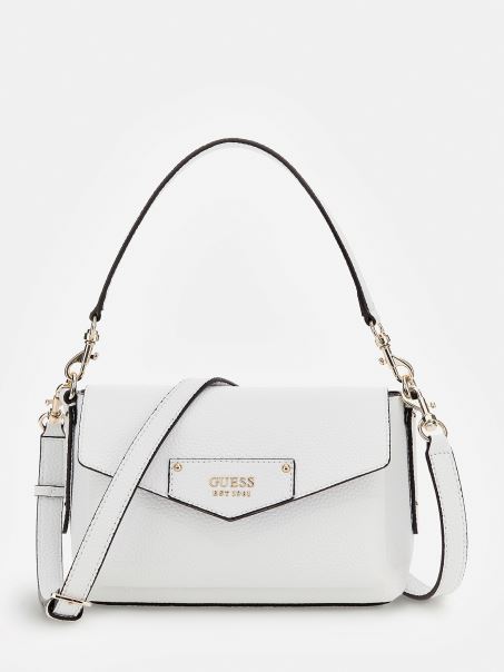 Geantă De Umăr Mini Brenton Albă Guess