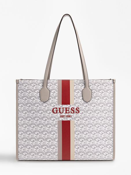 Guess Cremă Silvana G Cube Logo Shopper