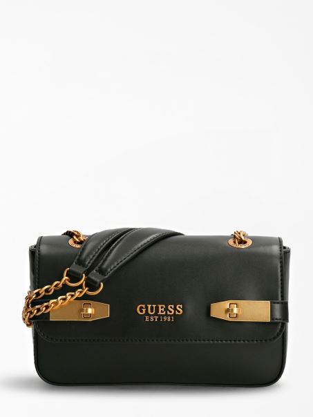 Guess Zadie Mini Crossbody Negru