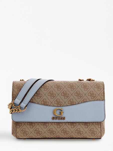 Albastru Deschis Nell 4g Logo Crossbody Guess