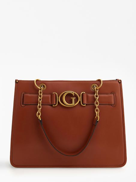 Cumpărător Maro Cu Logo Guess Aviana