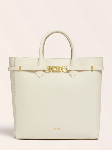 Guess Cumpărător Alb Din Piele Naturală Cristina