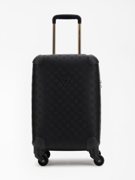 Cărucior Negru Guess Wilder Cu Logo Gravat