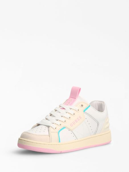 Adidași Cu Logo Bianqa Alb Guess