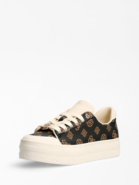 Adidasi Guess Lullu 4g Bujor Cu Logo