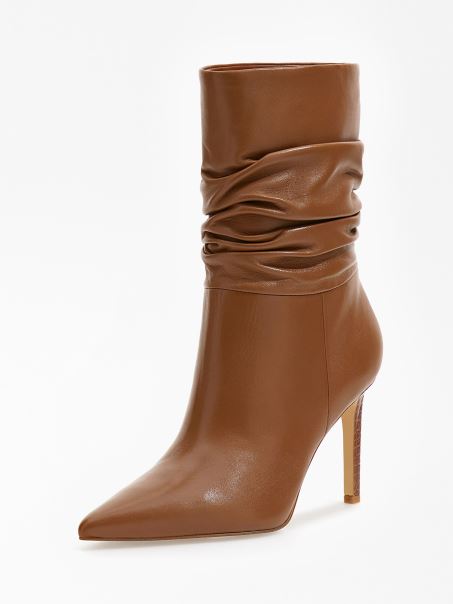 Botine Dabbi Din Piele Naturala Guess Maro