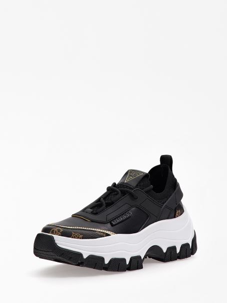 Pantofi De Alergat Maro Cu Logo Braydin Guess