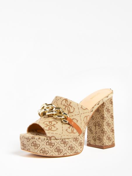 Sabot Bej Guess Xanthe 4g Logo