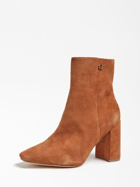 Botine De Piele Intoarsa Adelia Maro Guess