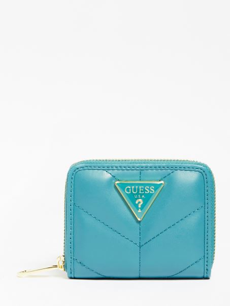 Portofel Matlasat Natalie Verde Guess