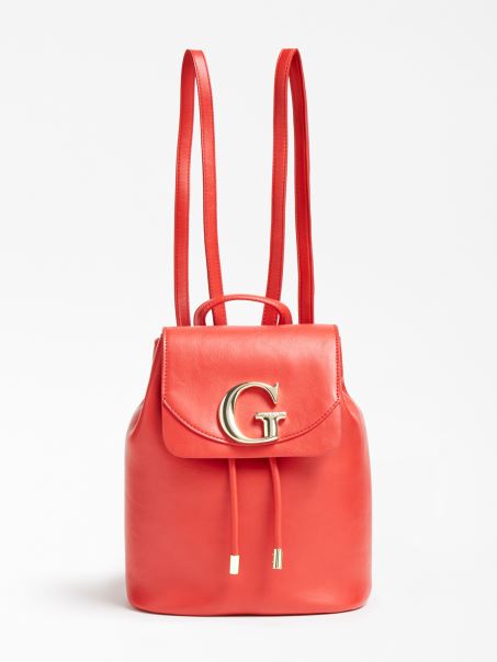 Rucsac Cu Logo Genevieve Roșu Guess