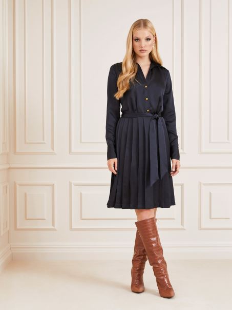 Bluza Satin Marciano Rochie Guess Blue