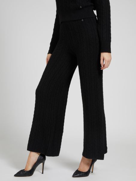 Cabluri Negre Pulover Pantalon Guess