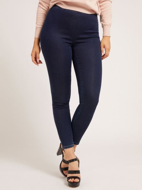 Pantalon Din Denim Guess Jegging Fit Albastru