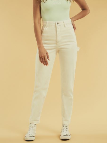 Alb Guess Pantaloni Cargo