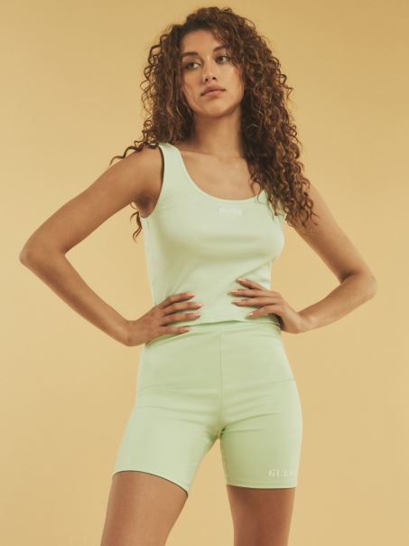 Logo Verde în Fața Top Guess