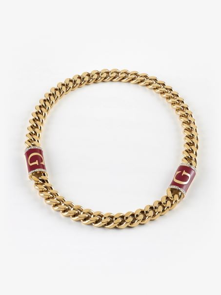 Guess Lanț De Aur Lanț De Lanț' Colier