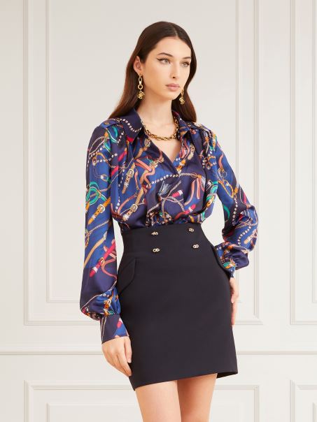 Marciano Imprimeu Pe Tot Corpul Guess Blue Multi