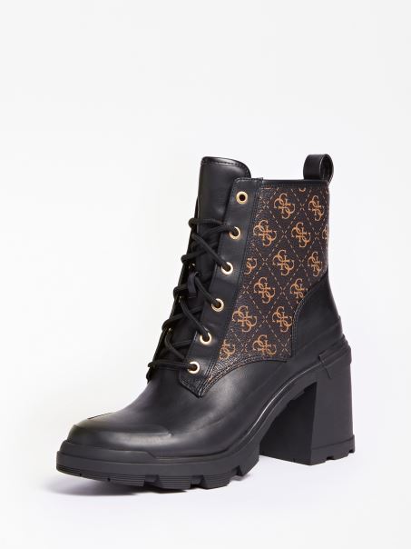 Maro Renca Logo Combat Boot Guess