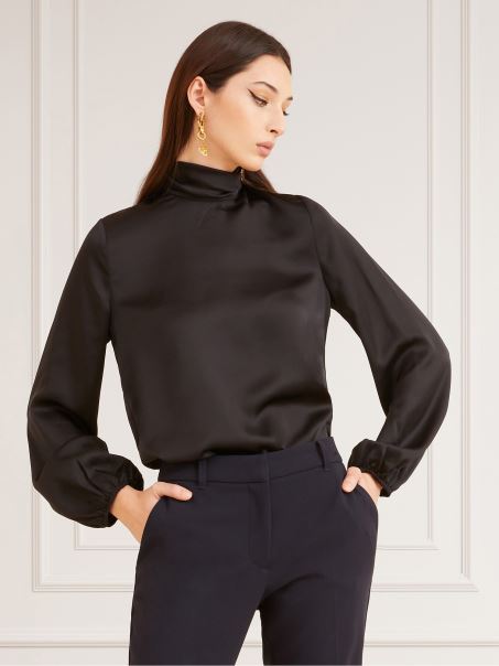 Bluza Satin Neagra Marciano Guess