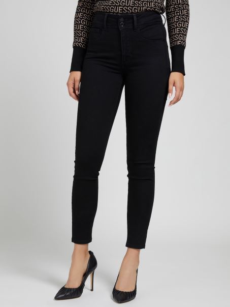 Pantaloni Negri Guess Modelare Din Denim