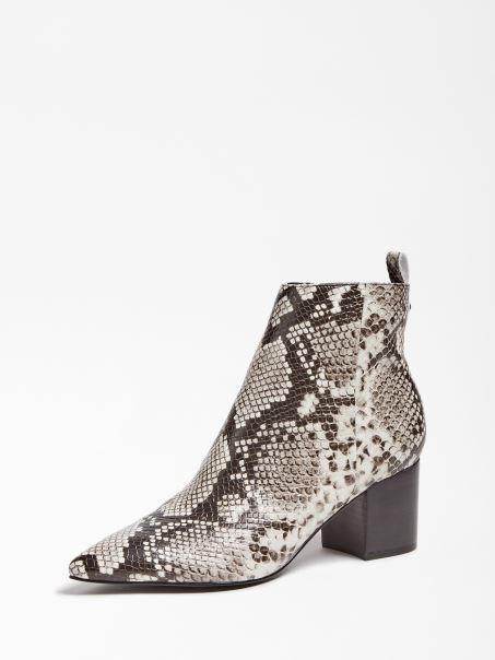 Cizme Gri Jelly Python Imprimeu Glezna Guess