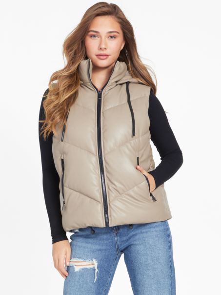 Mocasin Calah Vesta Puf Din Imitatie De Piele Guess