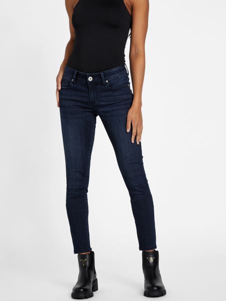 Guess Eco Sienna Classic Blugi Skinny Cu Talie Mijlocie Clătire Spălare