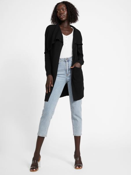 Cardigan Negru Jet Maidan Guess