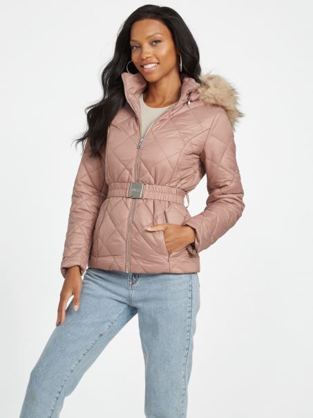 Eco Dificil Puffer Jacket Guess Castan Fript