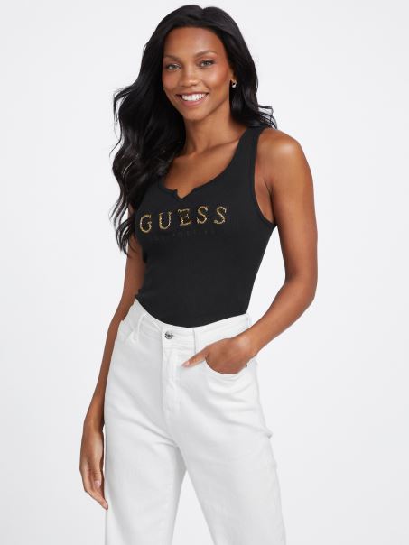 Rezervor Negru Jet Guess Sebas Logo