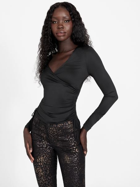 Jet Black Eco Stacy Top Guess