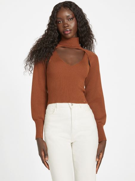 Set De Pulover Bolero Eco Effie Hickory Manor Guess