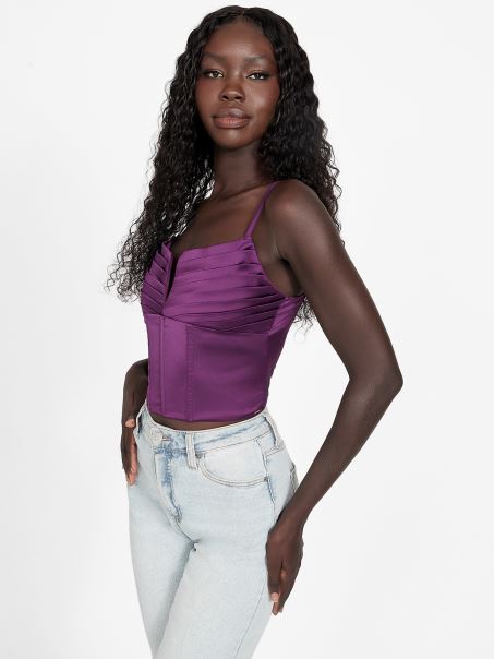 Vin De Struguri Eco Leo Corset Top Guess