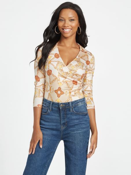 Body Cu Imprimeu Eco Fannah Imprimeu Lant Cool Iarna Guess