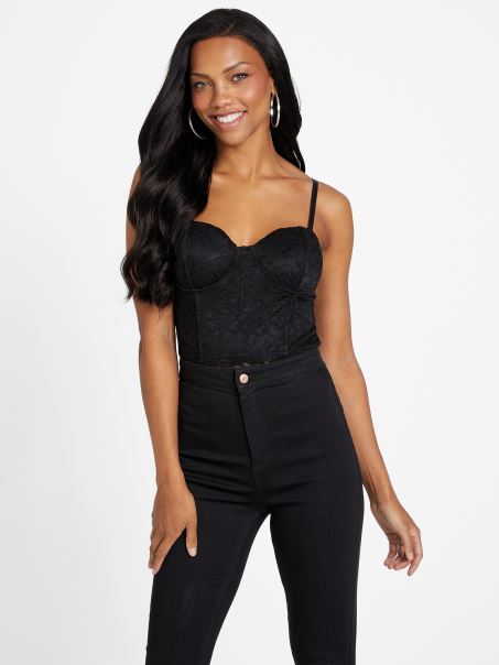 Bustieră De Corp Jinny Negru Jet Guess