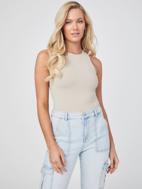 Guess Barb Body Fără Sudură Catifea Taupe