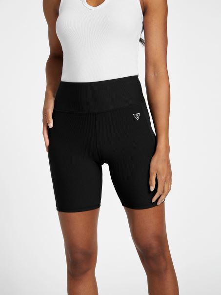 Negru Jet Pantaloni Scurți Pentru Biciclete Guess Gaines