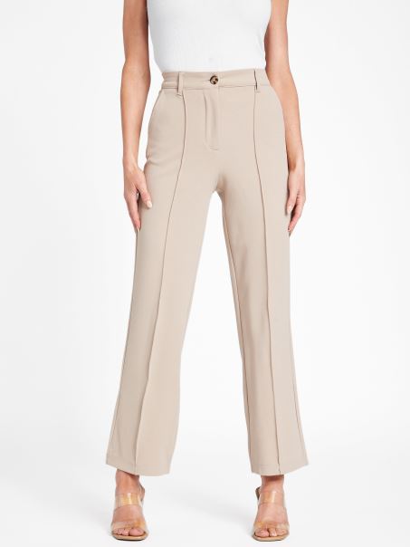 Guess Pascual Pantaloni Catifea Taupe